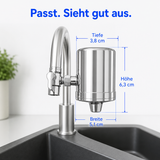 Fresh Fluid Edelstahl-Wasserfilter