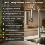 Fresh Fluid Edelstahl-Wasserfilter
